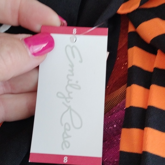 Emily Rose Girl's Fall Applique Halloween Tutu Tunic & Legging Set, Size… - Picture 5 of 7